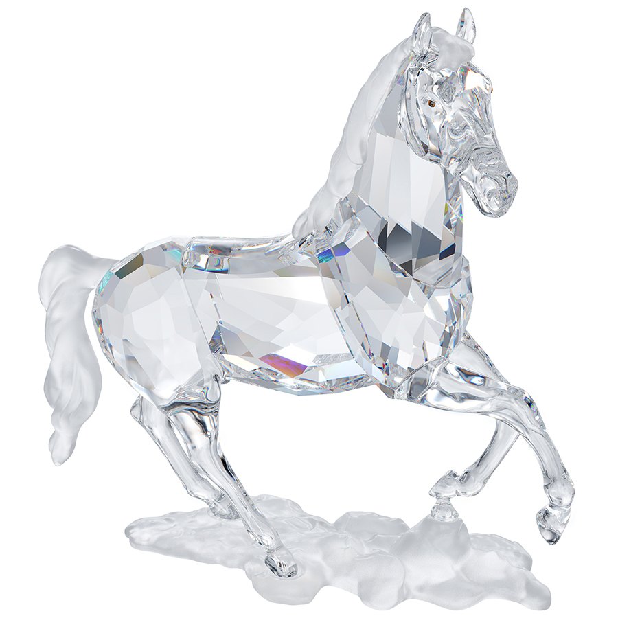 Год лошади камни. Сваровски Swarovski фигурка Stallion. Хрустальные лошадки. Хрустальная лошадь статуэтка. Стеклянная лошадь.
